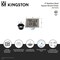 Kingston Brass 4" Stainless Steel Square Shower Drain with Flange and Hair Trap, Brushed Stainless Steel BSF4410SS - alternate 2