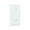 Leviton Wall Plate White 1 gang Thermoplastic Nylon Blank White PSE14-00W - alternate 1