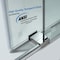 Fab Glass And Mirror Matte Black Shower Door for Walk in Shower 56-60in W x 58in H, Sliding Bathroom Door with SHSS8M60X58MB - alternate 2