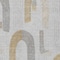 Homeroots 3' X 5' Silver And Gold Geometric Washable Indoor Outdoor Area Rug 618118 - alternate 2