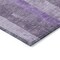 Homeroots 8' X 10' Purple And Lilac Striped Washable Indoor Outdoor Area Rug 617845 - alternate 2