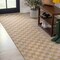 Jonathan Y Mason Smart Jute Geometric Boho Checker Weave Natural/Beige 2 ft. x 8 ft. Indoor/Outdoor Runner Rug FXV200A-28 - alternate 1
