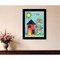 Homeroots No Place Like Home 3 Black Framed Print Wall Art 416082 - alternate 2