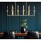 Z-Lite Gaultier  Modern Gold 10 Light Linear Chandelier 6100-10L-MGLD - alternate 2