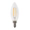 Feit Electric /2 LED Bulb, Decorative, 300 Lumens, 3.3 W, B10 Lamp, 40 W Equivalent, E12 Lamp Base, 2PK BPCTC40/950CA/FIL - alternate 1