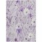 Homeroots 10' X 14' Lavender And Lilac Floral Washable Indoor Outdoor Area Rug 611155 - alternate 2