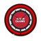 Holland Bar Stool University of Louisiana at Lafayette 19 Double Neon Wall Clock Clk19BK - alternate 1