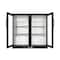 Koolmore 2 Door Back Bar Cooler  Counter Height Glass Door Refrigerator with LED Lighting - 7.4 cu.ft., Black BC-2DSW-BK - alternate 2