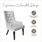 Leisuremod Spruce Collection Modern Wooden Dining Chair in Light Grey, 4PK SC24LGR4 - alternate 2