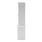 Homeroots 87" White Wood Bookcase with Glass Doors Drawers and Baskets 397667 - alternate 2