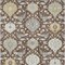Homeroots 5' X 8' Brown Gray And Ivory Damask Washable Indoor Outdoor Area Rug 599401 - alternate 2