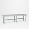 Pucel B-Series Workbench with Back and EndsTop, 24 in D x 120 in L, Gray B-24120 - alternate 1