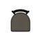 Holland Bar Stool Co 400 Jackie 18" Chair with Black Wrinkle Finish and Graph Chalice Seat 40018BW019 - alternate 2