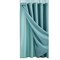 Homeroots Teal Sheer and Grid Shower Curtain and Liner Set 399754 - alternate 1