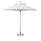 Homeroots 13ft White Polyester Round Market Patio Umbrella 491977 - alternate 1
