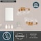 Vaxcel Wallingford 3 Light Modern Gold Transitional Bathroom Vanity Fixture Clear Glass W0494 - alternate 3