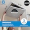 Simply 26.5x26.5x1 Merv 8, Pleated Air Filter, High Capacity, 6PK S-08-06-2652651 - alternate 2