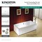 Kingston Brass 67-Inch Acrylic Rectangular Double Ended Freestanding Tub with Overflow/Drain Assembly VTDE673321M5 - alternate 2