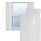 Ekena Millwork True Fit PVC Two Board Joined Board-n-Batten Shutters, White, 10 3/4W x 80H, PR TFP101BBF11X080WH - alternate 1