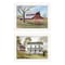 Homeroots Set Of Two End of Summer 1 White Framed Print Wall Art, 2PK 406191 - alternate 1