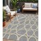 Homeroots 5' X 8' Gray Ivory And Beige Abstract Washable Indoor Outdoor Area Rug 600535 - alternate 1