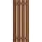 Ekena Millwork True Fit PVC, Four Board Spaced Board-n-Batten Shutters, Burnt Toffee , 23W x 32H, PR TFP101SBF23X032BT - alternate 2