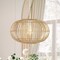 Jonathan Y Leo 17.5" 1-Light Farmhouse Coastal Rattan 180" Cord Plug-In or Hardwired LED Pendant, Brown JYL1402A - alternate 4