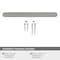 Amerock Rift 5-1/16 in 128 mm Center-to-Center Satin Nickel Cabinet Pull BP36900G10 - alternate 2