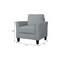 Homeroots 31" Sofa With Black Legs 601962 - alternate 3
