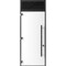 Vdomdoors Steel Door Dekton 0118 Natural Noir 96вЂќ/ Top Exterior Window Sidelite Entry Door Painted W36xH96+ DEKTON0118EXD-NOIR-W36xH96+16-RH-I - alternate 2