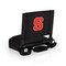 Picnic Time Family Of Brands NCAA Syracuse Orange Gridiron Stadium Seat - Lightweight, Black 627-01-179-544-0 - alternate 1
