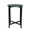 Homeroots 21" Green and Black Marble and Metal Round End Table 632677 - alternate 2