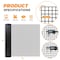 Wrightmaster 48 in. x 50 ft. 19-Gauge Black Vinyl Welded Wire Fencing Fit Most Size Animal Cages ZR-X0033333FR - alternate 2