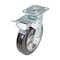 Vestil Rubber Swivel With Total Brake Caster 8 In. Diameter x 2 In. Width 881 lb Black/Gold CST-VE-8X2MRA-SWTB - alternate 1