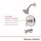 American Standard Cadet 1-Handle Chrome Tub and Shower Trim Kit 1130130000 - alternate 2