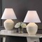 Jonathan Y Ralf 20.5" Minimalist Scandinavian Resin/Iron LED Table Lamp, Matte Cream, 2PK JYL5604B-SET2 - alternate 2