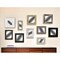 Homeroots Set of Ten Brown And White Square And Rectangle Framed Mirror Set, 10PK 366041 - alternate 2
