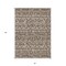 Homeroots 5' X 8' Brown And Beige Southwestern Washable Indoor Outdoor Area Rug  594155 - alternate 2