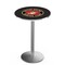Holland Bar Stool Co 42" Stainless Steel U.S. Marines Pub Table, 36" dia. Top L214S4236Marine - alternate 1