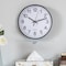 Clockswise Black 10-In Analog Clock - Silent, Non-Ticking for Wall Battery-Operated, Perfect for Home QI004744.BK.10 - alternate 2