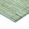 Homeroots 9' X 12' Artichoke Green And Teal Blue Striped Washable Indoor Outdoor Area Rug 631525 - alternate 2