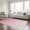 Homeroots 8' X 10' Pink And Ivory Ombre Washable Indoor Outdoor Area Rug 595820 - alternate 3