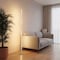Jonathan Y Pilar 63.75" LED Integrated Floor Lamp, Gold JYL7006B - alternate 2