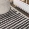 Jonathan Y Khalil Modern Berber Stripe Cream/Black 2 ft. x 8 ft. Runner Rug MOH207A-28 - alternate 2