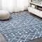 Jonathan Y Nokat Tribal Bohemian Blue/Ivory 5 ft. x 8 ft. Indoor/Outdoor Area Rug SMB131C-5 - alternate 2