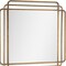 Homeroots 35" Bronze Square Metal Framed Accent Mirror 574048 - alternate 2