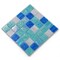 Apollo Tile Mingles 12 in. x 12 in. Glossy Blue and White Glass Mosaic Wall and Floor Tile 20 sqft/case, 20PK MIX4888BL593A - alternate 2