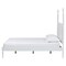 Baxton Studio Brantley Spindle Platform Bed - Bed Frame with Scalloped Headboard and Turned Posts, White, King 272-14814-ZORO - alternate 3