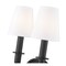 Z-Lite Tova Matte Black 2 Light Wall Sconce 3049-2S-MB - alternate 2