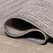 Jonathan Y Odense High-Low Minimalist Angle Geometric Gray/Ivory 2 ft. x 8 ft. Indoor/Outdoor Runner Rug SCN101B-28 - alternate 2